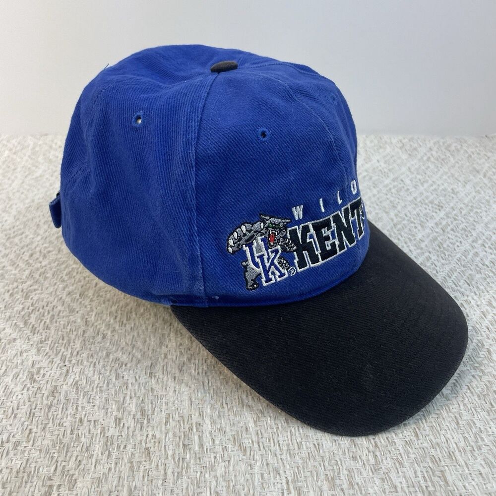 Vintage Kentucky Wildcats UK NCAA Hat Twins Enterprise Blue Snapback READ